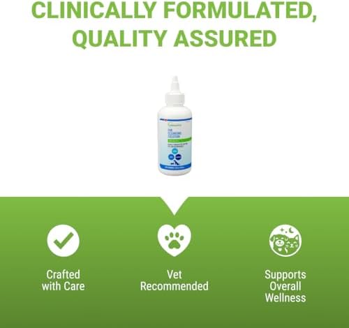 Vetoquinol Ear Cleansing Solution - Gentle Cleaner to Remove Dirt & Debris - Easy-to-Use Drops for Cats & Dogs - Support Clean and Fresh-Smelling Ears - Ideal for Routine Pet Hygiene - 4 Ounces - Image 6