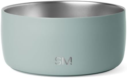 Simple Modern Dog Bowls & Cat Bowls | Medium (4 Cups) | Green by Unknown