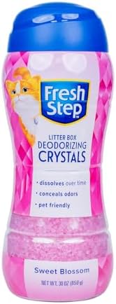 Fresh Step Cat Litter Crystals Deodorizer, Sweet Blossom Scent, 30 Oz by FreshStep