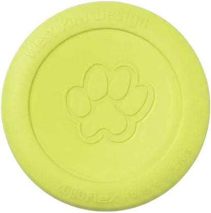 WEST PAW Zogoflex Zisc Dog Flying Disc, High Flying Aerodynamic Disc for Dogs Puppy – Lightweight, Floatable Disc for Fetch, Tug of War, Catch, Play – Doubles as Food/Water Bowl, Small, Granny Smith by WestPaw