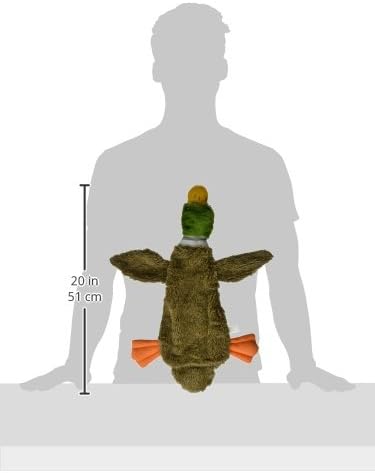 Best Pet Supplies 2-in-1 Fun Skin Stuffless Dog Toy - Wild Duck, Large - Image 3