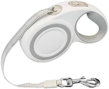 10-16FT,66LBS,Highly Reflective Retractable Dog Leash,S-Gray by Quppa