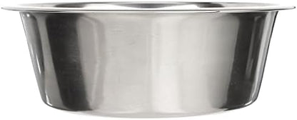 Neater Pet Brands 16 Cup (128 oz.) Stainless Steel Dog Bowls, 1 Single Large Dog Water Bowl or Food Bowl for Indoors or Outdoors, Metal Bowls for Large Breed, Dishwasher Safe Dish for Extra Big Dogs by NeaterPetBrands