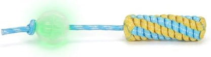 Knot Rope Dog Chew Toys, Glow in the Dark Dog Tug Toy with queaky Ball - Image 7