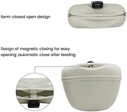 AUDWUD Silicone Dog Treat Pouch with Clicker Magnetic Closure Secure Clip - Image 3