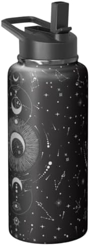 32 oz Star Moon Water Bottle by Unknown