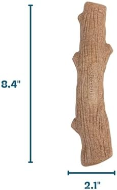 Pupstages Dogwood Stick Dog Chew Toy, Made in USA, Large, 8" - Image 6