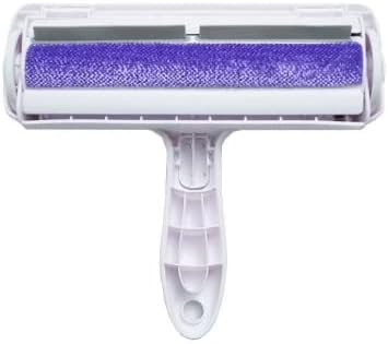 Pet Hair Remover - Lint Roller for Dog and Cat Hair | Portable, Reusable, Eco-Friendly Pet Hair Remover Brush for Couches, Carpet, Bedding, Clothes, and Car | Pet Supplies & Grooming | Purple by Unknown