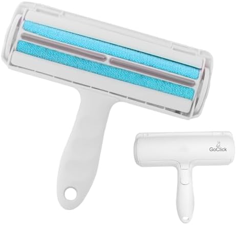 The GoClick Roller Pet Hair Removal Tool effortlessly removes dog and cat hair from furniture, clothes, and more. Durable, easy to use, and built for a cleaner, fur-free home. - Image 2