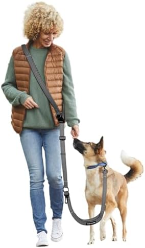Hands Free Dog Leash, Multifunctional Crossbody Dog Leash by WANFIRE