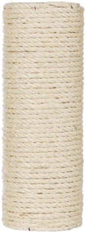 Trixie Replacement Sisal Post for Scratching Posts, Cat Trees and Cat Towers, 4.3 x 11.8-in (11 × 30 cm) by TRIXIE