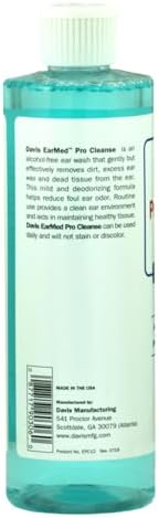 Davis EarMed ProCleanse Dog & Cat Ear Cleaner – Gentle Ear Wash for Dogs & Cats, Helps Remove Wax, Dirt & Odor, Soothes Itchy Ears, Routine Ear Care Solution - Image 3