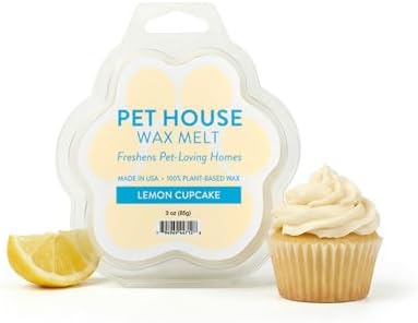 Lemon Cupcake Spring and Summer Wax Melts Plant-Based Wax, Pet House by OneFurAll