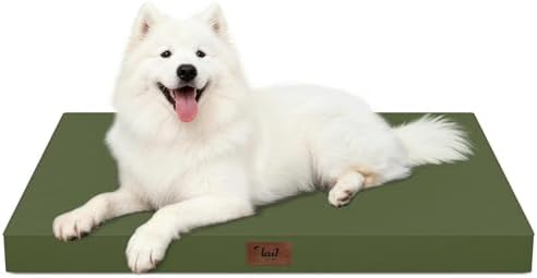Large Waterproof Orthopedic Dog Bed with Egg Crate Foam by TailStories