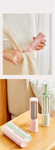 Pet Hair Remover Roller – 360° Self-Cleaning, Reusable Lint Roller for Pet Hair on Couch, Clothes, Car & Bed – Dog & Cat Fur Remover Brush – Green - Image 4