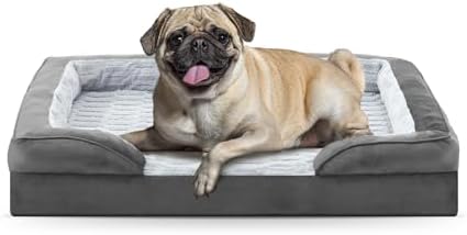FURTIME Orthopedic Small Dog Bed, Supportive Waterproof Pet Bed by FURTIME