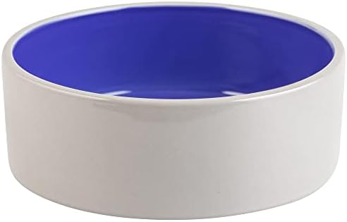 SPOT Ceramic Stoneware- Pet Bowl for Medium and Large Dogs, Classic Heavy Duty Non-Slip Ceramic Bowl for Food and Water - 7.5in Diameter by SPOT