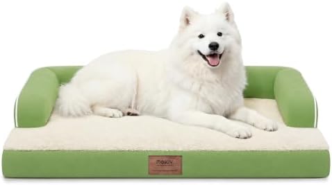 MEKIY Orthopedic XL Dog Bed with Bolster for Extra Large Size Dogs by Mekiy
