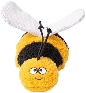 Interactive Catnip Cat Plush Toy, Insect Theme, 5'', for All Breed Size Cats (Bee) by PuffyCrew