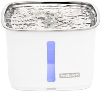 PetSafe Viva Pet Water Fountain, 64 oz, for Cats and Small Dogs by PetSafe