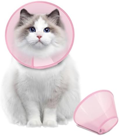Supet Dog Cone Collar Adjustable After Surgery, Comfortable Pet Recovery Collar & Cone for Large Medium Small Dogs, Elizabethan Dog Neck Collar Plastic Practical by Supet