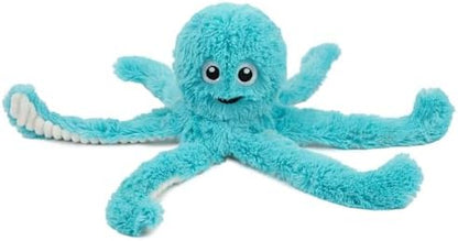 Best Pet Supplies Interactive Squeaky Dog Chew Toy, Ideal Dog Toys for Chewers, Small, Medium & Large Dogs, and Fetch Lovers - Octomutant (Turquoise), Large by BestPetSuppliesLLC