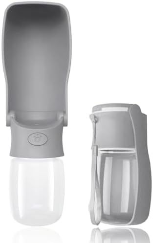 Portable Dog Small Animals Water Bottle for Walking 19 OZ or 12 OZ Pet Water Bottles for Puppy Medium Large Dogs Little Animals Water Dispenser Dog Small Animals Water Bowl by SOICTA