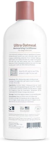 Veterinary Formula Smart Coat Ultra Oatmeal Conditioner for Dogs, 17 fl oz - Image 2