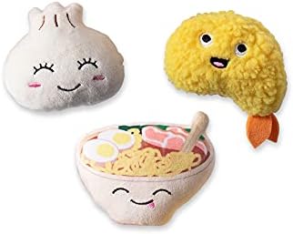 Fringe Studio Plush Dog Toy Set, Soy INTO You, 3 Piece Set, for Small Dogs (289517) by FringeStudio
