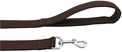 Nylon Dog Leash with 2-Layer, 4 FT/ 6 FT/ 7FT Long, 1 Inch Wide for Medium Large Dogs