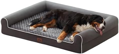 Orthopedic Large Dog Bed，Washable Dog Couch for XL Senior Dogs by WARMREST