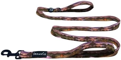 ShawnCo Dream Walk Dog Leash (Montana Daydream,M/L 6FT w/ 2 Handles) by SHAWNCO