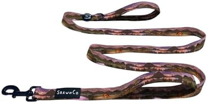 ShawnCo Dream Walk Dog Leash (Montana Daydream,M/L 6FT w/ 2 Handles) by SHAWNCO