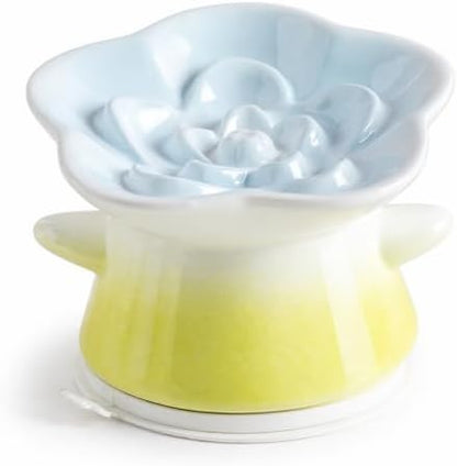 Slow Feeder Cat Bowl with Anti Slip Padfor Dry and Wet Food by Unknown