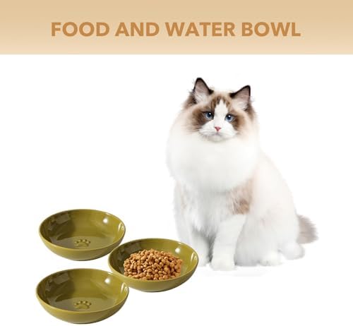 Havniva Ceramic Cat Bowls, Cat Food Bowls Whisker Friendly - Image 4