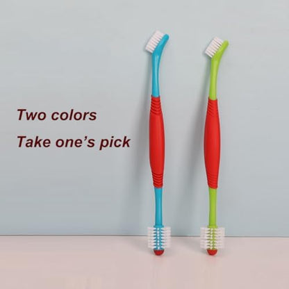 2 Pcs Dog Toothbrush, Double-Headed Design with Soft 360-Degree Bristles - Image 6
