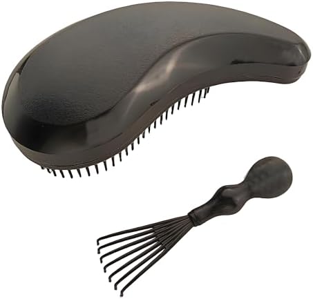 Gentle Grooming Puppy Brush with Gift Box (Black) by MAEELOU