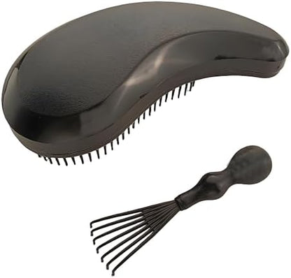 Gentle Grooming Puppy Brush with Gift Box (Black) by MAEELOU