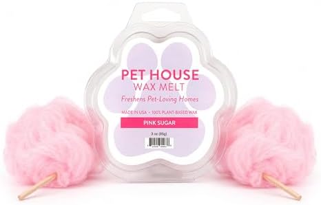 Pink Sugar Spring and Summer Wax Melts Plant-Based Wax, Pet House by OneFurAll