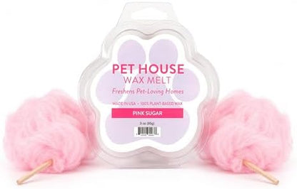 Pink Sugar Spring and Summer Wax Melts Plant-Based Wax, Pet House by OneFurAll