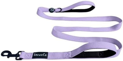 ShawnCo Dream Walk Dog Leash (ICY Lilac,M/L 6FT w/ 2 Handles) by SHAWNCO