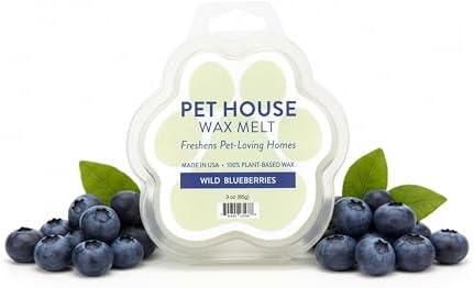 Wild Blueberries Summer Wax Melts Plant-Based Wax, 2 Pack Pet House by OneFurAll