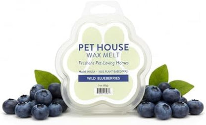 Wild Blueberries Summer Wax Melts Plant-Based Wax, 2 Pack Pet House by OneFurAll