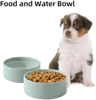 Havniva Cat Bowls Set of Two, 6.1” Ceramic Cat Food Bowls, Cat Water Bowl - Image 4
