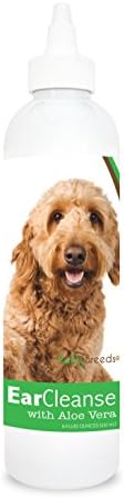 Healthy Breeds Goldendoodle Ear Cleanse with Aloe Vera Cucumber Melon 8 oz by HealthyBreeds