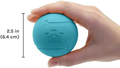 Chew King Flavored Rubber Ball Collection, 2.5 Inch Peanut Butter Flavor Rubber Balls 3-Pk - Image 3