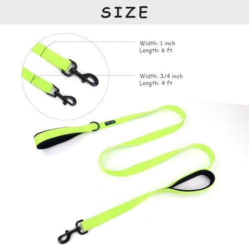 Wagtime Club Heavy Duty Double Handle Dog Leash for Large Medium Small Dogs - Image 3