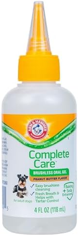 Arm & Hammer Complete Care Brushless Oral Dog Gel, Peanut Butter, 4 Oz by ArmHammer