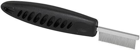 Master Grooming Tools Face & Finishing Combs — Ergonomic Combs for Grooming Dogs, 6¼", Black by Master+Grooming+Tools