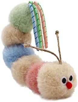 Jumpaws Interactive Natural Catnip Toy, with Rattle, Bite Resistant, for All Ages Indoor Cat, Shape of Caterpillar, Kitten Toy (Large/ 1 Pack/Cat Kicker) - Image 3